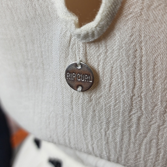 NWT Rip Curl white embroidered romper. - Picture 7 of 16